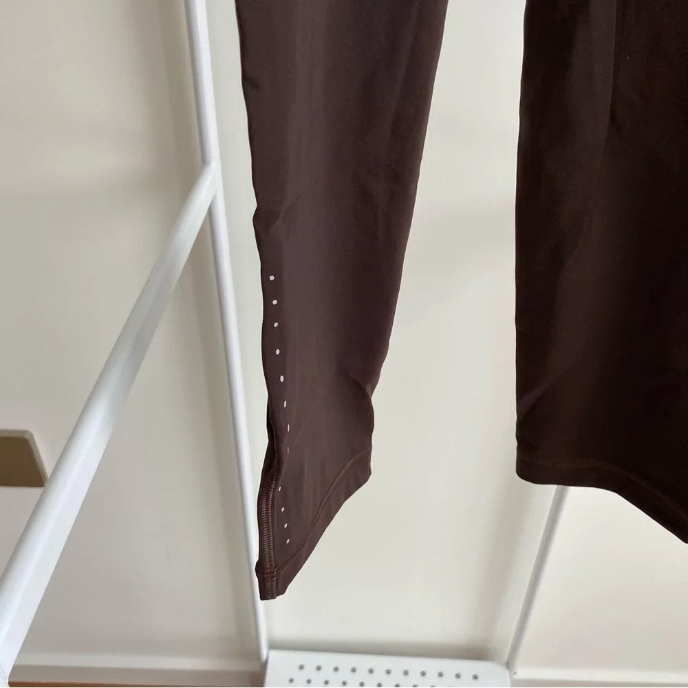 Lululemon swift speed high rise crop 21” espresso size 6 - Picture 5 of 7